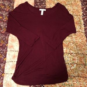Three Quarter Sleeve sweater shirt